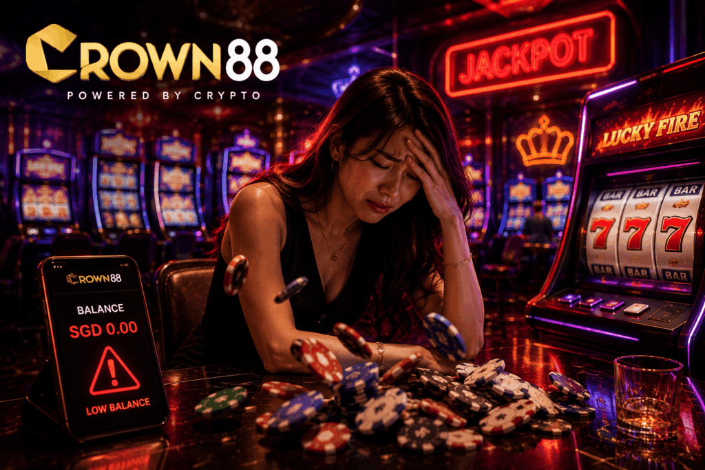 Casino player losing bankroll quickly on high volatility slots