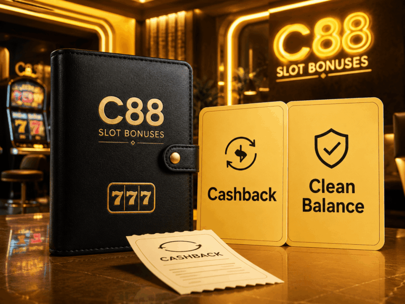 C88 Slot Bonuses cashback wallet
