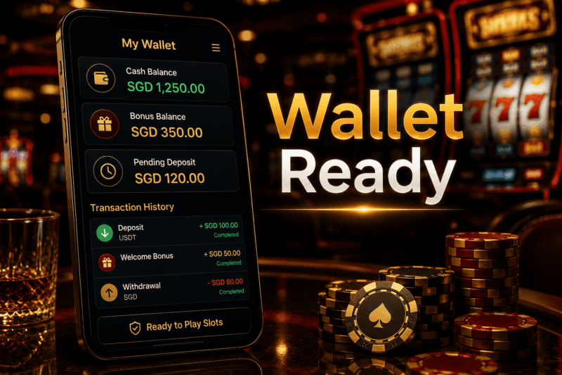 Crown88 wallet ready for slots
