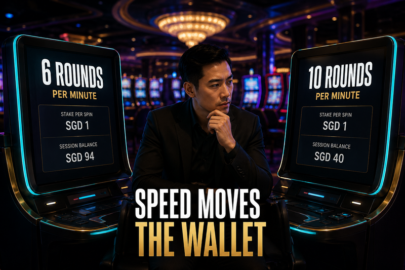 Slot developers controlling spin speed and wallet movement