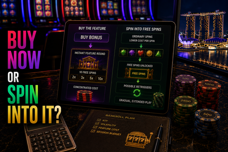 Crown88 bonus buy compared with free spins and retriggers