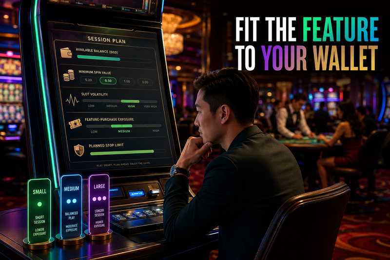 Player matching Crown88 slot features to an SGD session wallet